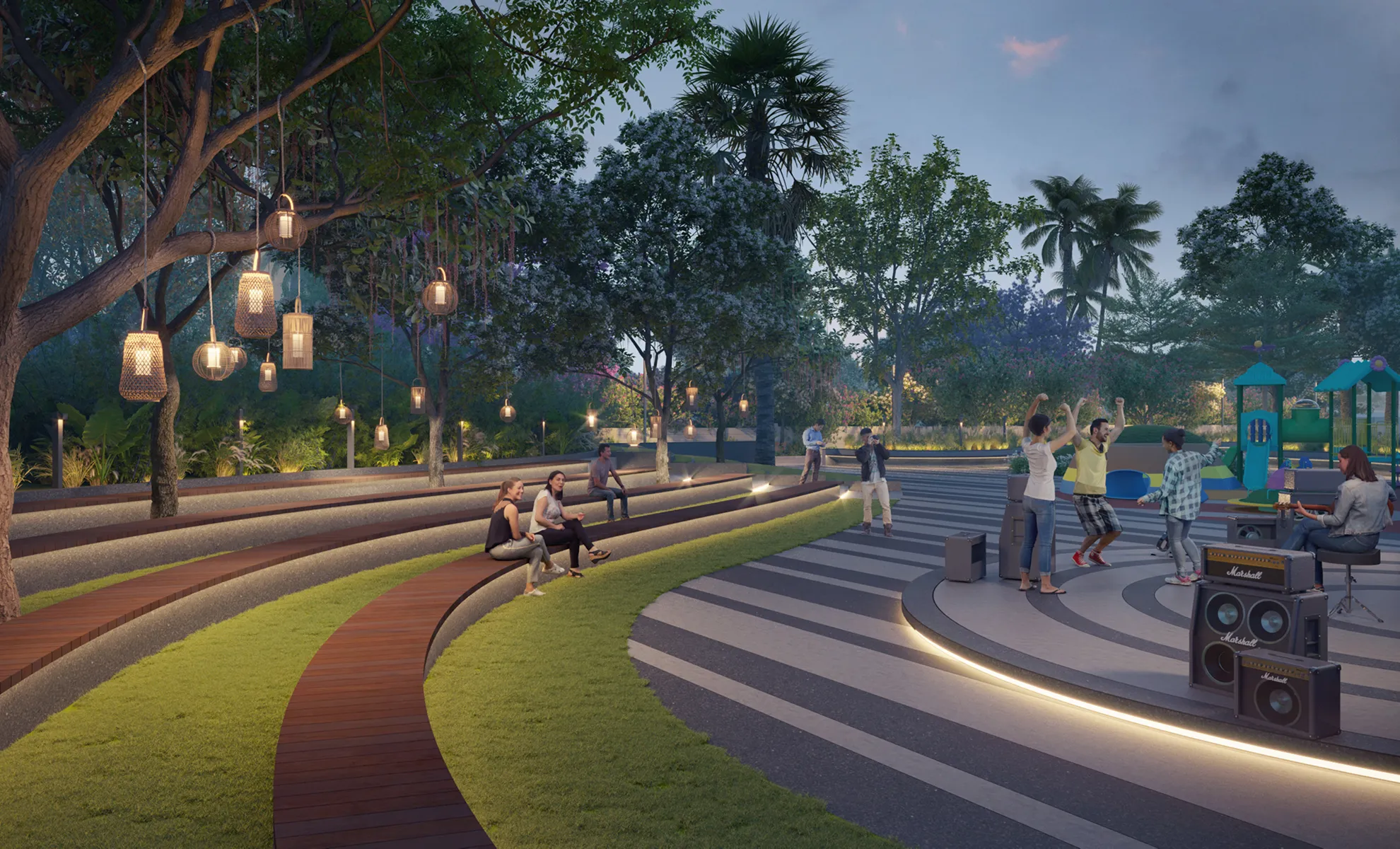 A luxurious open space crafted for community.